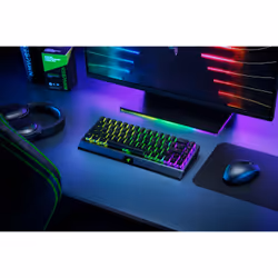 Razer BlackWidow V3 Mini tastiera Gaming USB + RF Wireless + Bluetooth QWERTY Inglese US Nero