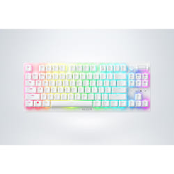Razer DeathStalker V2 Pro Tenkeyless tastiera Gaming USB + RF Wireless + Bluetooth QWERTY Inglese US Bianco
