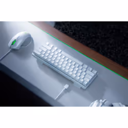 Razer Huntsman Mini tastiera Gaming USB QWERTY Inglese Bianco - Vista aggiuntiva 4