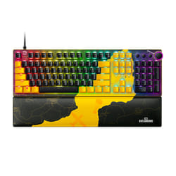 Razer Huntsman V2, PUBG: BATTLEGROUNDS Edition tastiera Gaming USB QWERTY Inglese US Nero, Giallo