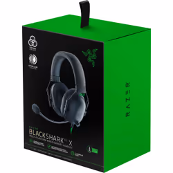 Razer Blackshark V2 X Auricolare Cablato A Padiglione Gaming Nero, Verde - Vista aggiuntiva 7