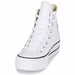 Sneakers alte Converse CHUCK TAYLOR ALL STAR LIFT CLEAN LEATHER HI Bianco - 37 1/2 - Vista aggiuntiva 3