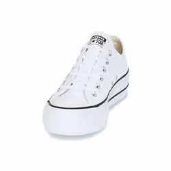 Sneakers basse Converse CHUCK TAYLOR ALL STAR LIFT CLEAN OX LEATHER Bianco - 41 1/2 - Vista aggiuntiva 3