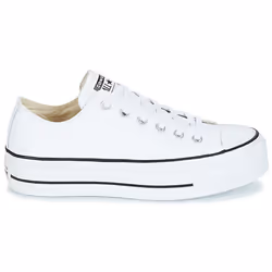 Sneakers basse Converse CHUCK TAYLOR ALL STAR LIFT CLEAN OX LEATHER Bianco - 38 - Vista aggiuntiva 2