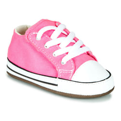 Scarpe bambini Converse CHUCK TAYLOR FIRST STAR CANVAS HI Rosa - 19