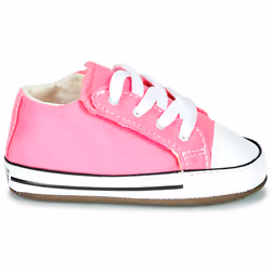 Scarpe bambini Converse CHUCK TAYLOR FIRST STAR CANVAS HI Rosa - 19 - Vista aggiuntiva 2