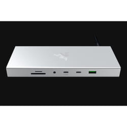 Razer USB 4 Dock USB tipo-C 10000 Mbit/s Argento