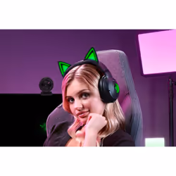Razer Kraken Kitty V2 BT Auricolare Wireless A Padiglione Gaming Bluetooth Nero - Vista aggiuntiva 5