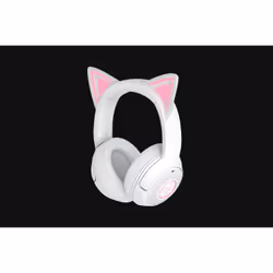 Razer Kraken Kitty V2 BT, Wireless, 20 - 20000 Hz, Gaming, 325 g, Auricolare, Bianco