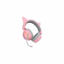 Razer Kraken Kitty V3 Pro - Quartz Auricolare Con cavo e senza cavo A Padiglione Gaming USB tipo A Bluetooth Rosa - Vista aggiuntiva 3