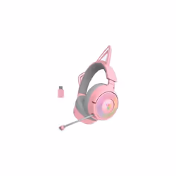 Razer Kraken Kitty V3 Pro - Quartz Auricolare Con cavo e senza cavo A Padiglione Gaming USB tipo A Bluetooth Rosa - Vista aggiuntiva 4