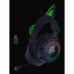 Razer Kraken Kitty V3 Pro Auricolare Con cavo e senza cavo A Padiglione Gaming USB tipo A Bluetooth Nero - Vista aggiuntiva 3