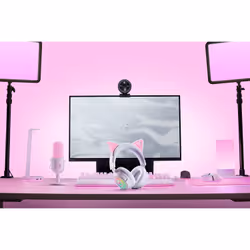 Razer Kraken Kitty V3 Pro - White Auricolare Con cavo e senza cavo A Padiglione Gaming USB tipo A Bluetooth Bianco - Vista aggiuntiva 4