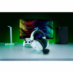 Razer BlackShark V3 Pro Auricolare Con cavo e senza cavo A Padiglione Gaming USB tipo A Bluetooth Bianco - Vista aggiuntiva 2
