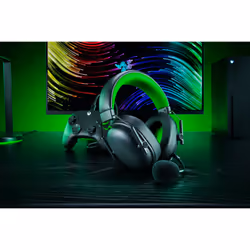 Razer BlackShark V3 X HyperSpeed Auricolare Con cavo e senza cavo A Padiglione Gaming USB tipo A Bluetooth Nero, Verde - Vista aggiuntiva 2