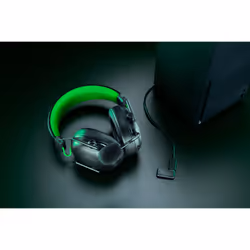 Razer BlackShark V3 X HyperSpeed Auricolare Con cavo e senza cavo A Padiglione Gaming USB tipo A Bluetooth Nero, Verde - Vista aggiuntiva 4