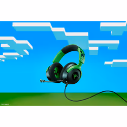 Razer Kraken V4 X Auricolare Cablato A Padiglione Gaming USB Type-C / USB Type-A Nero, Verde - Vista aggiuntiva 5