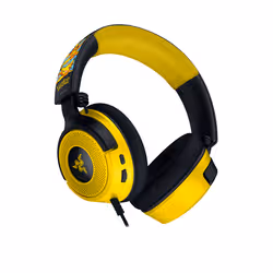 Razer Kraken V4 X Pokemon Auricolare Cablato A Padiglione Gaming USB Type-C / USB Type-A Nero, Giallo - Vista aggiuntiva 3
