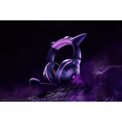 Razer Kraken Kitty V2 - Pokemon Gengar Ed. Auricolare Cablato A Padiglione Gaming USB tipo A Rosa - Vista aggiuntiva 4