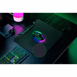 Razer HyperFlux V2 Tappetino per mouse per gioco da computer Nero - Vista aggiuntiva 2