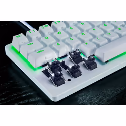 Razer RZ03-04990100-R3M1 tastiera Gaming USB QWERTY Inglese britannico Bianco