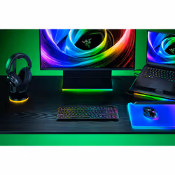 Razer BlackWidow V4 Low-Profile Tenkeyless HyperSpeed tastiera Gaming USB + RF Wireless + Bluetooth Nero - Vista aggiuntiva 7