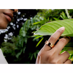 Ultrahuman AIR No Anello intelligente con activity tracker Oro - Vista aggiuntiva 5