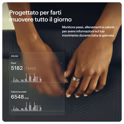 Ultrahuman Ring AIR – Monitor del sonno e dell'attività fisica, anello intelligente per uomo e donna, nessuna spesa per l'app per le funzioni standard, durata della batteria fino a 6 giorni (taglia 13) - Vista aggiuntiva 6