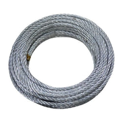 Fune cavo acciaio 2 mm --50 mt-- 250 kg carico rottura zincata metallo
