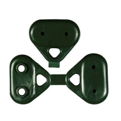 50 Ganci Per Rete Ombreggiante - Gancio In Pvc Verde A Clips