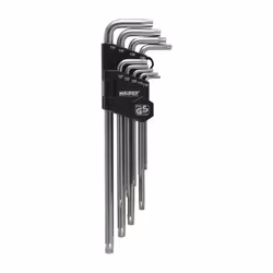 CHIAVITORX PROFESSIONALI CON FORO SerieEXTRA LUNGA in acciaio chrome vanadium S2.HRC 58/62 DIN 911 Marca ''Maurer'' Ferritali ...