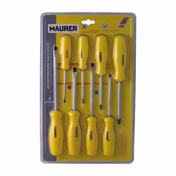 SET DI8 CACCIAVITI MARCA IN ACCIAIO CROME VANADIUM CALAMITATI!!! 5 CACCIAVITI A TAGLIO 3 A CROCE