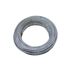 Fune cavo acciaio 5 mm --10 mt-- 750 kg carico rottura zincata