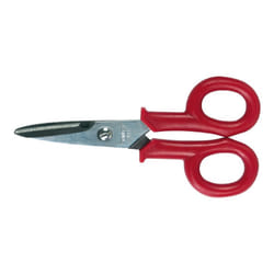 Forbici x elettricista Maurer lame dritte acciaio inox - forbice elettricisti