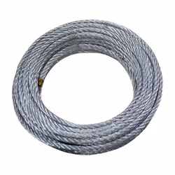 FUNE CAVO D'ACCIAIO Marca ''Maurer'' Ferritalia serie plus Fune zincata commerciale a 72 fili (6x12+7fc) - Senso di avvolgime ...