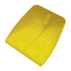 Papillon - badile pala per neve e granaglie pvc gialla s/manico maurer