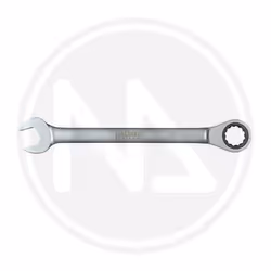 CHIAVE A CRICCHETTO COMBINATA 15MM Marca ''Maurer'' Ferritalia serie plus In acciao cromo-vananio - Finitura satinata - Cricc ...