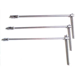 Set chiavi a T da 1/2 " 1/4 " 3/8 snodata per bussole attacco quadro snodo lunga