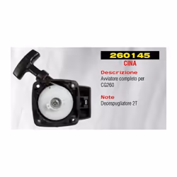 Avviatore completo per CG260 decespugliatore 2T CINA Codice 260145
