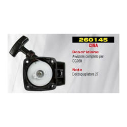 Avviatore decespugliatore 2T rasaerba tagliaerba trattorino cina CG260 260145