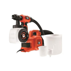 Black&decker - Black+decker hvlp400c-it pistola a spruzzo per interni ed esterni con base da terra 450 w con accessori, capienza serbatoio 1,2 litri