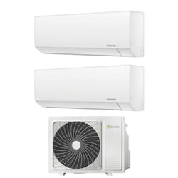 Climatizzatore Condizionatore Beretta Dual Split Inverter serie BREVA E 9+12 con 18000-2 R-32 Wi-Fi Optional 9000+12000