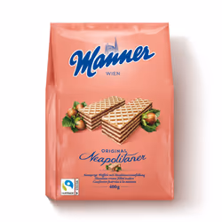 Manner 6049, 200 g, Nocciola, 485 kcal, 5,6 g, 65 g, 46 g