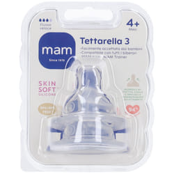 Mam Tettarelle Misura 3 per Alimentazione Naturale Confezione da 2 Pezzi