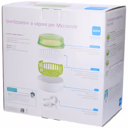 Mam Sterilizzatore Microonde per Biberon Singolo con Biberon da 160ml - Vista aggiuntiva 4