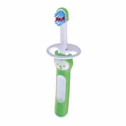 MAM Spazzolino Learn to Brush Neutro è progettato per aiutare i bambini dai 5 mesi a imparare a lavarsi i denti in modo effic ...