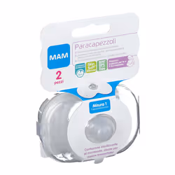Mam Paracapezzoli per Protezione Capezzoli 1 Pezzo 17 mm