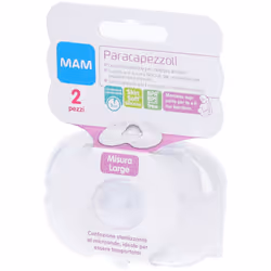 Mam Paracapezzoli Misura 2 per Protezione Capezzoli 1 Pezzo