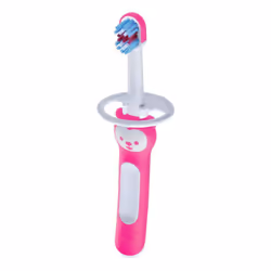 Mam Spazzolino Babys Brush Femmina è ideale per bambini dai 6 mesi in su. Facilita la pulizia dei denti grazie alla testina p ...