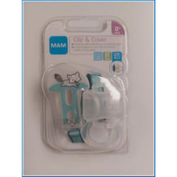 Catenella Clip & Cover Porta Succhietto Azzurro